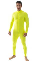 Full Bodysuit Suit for men in Chartreuse 1