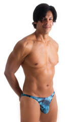 Mens Classic Brazilian Bikini Swimsuit in Semi Sheer Eros Mesh 5