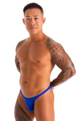 Mens Classic Brazilian Bikini Swimsuit in Imperial Blue 4