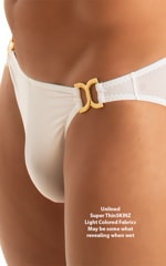 Bikini Brief Swimsuit in Super ThinSKINZ White 6