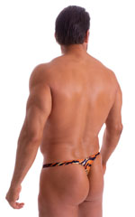 T Back Thong Swimsuit in Super ThinSKINZ Wild Tiger 5