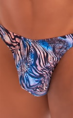 Mens Classic T Back Thong Swimsuit in Congo 3