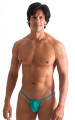 G String Swimsuit - Adjustable Pouch in Deep Jade 6