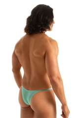 Mens Micro String Bikini Swimsuit in ThinSkinz Mint 2