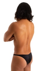 Fitted Pouch Puckered Back Bikini in Black 2