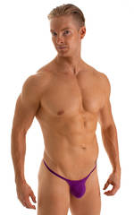 mens micro g string sexy swimsuit bikini in ThinSKINZ Grape, Front View