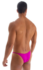 Stuffit Pouch Half Back Tanning Swimsuit in Fuchsia 2