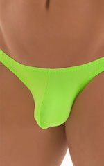 Stuffit Pouch Thong in ThinSKINZ Neon Lime, Front Alternative