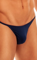 Super Low Brazilian Bikini in ThinSKINZ Navy Blue 4