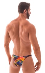 Rio Tanning Bikini Swimsuit in Tan Through RaveUp, Front View