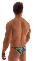 Micro Pouch - Puckered Back - Rio Bikini in Super ThinSKINZ Honolulu, Rear View