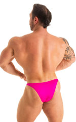 Bodybuilder Posing Suit - Narrow Back in Fuchsia 3