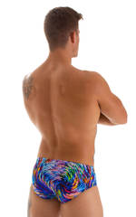 Pouch Brief Swimsuit in Illumine, Rear View
