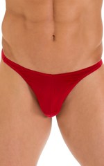 T Back Thong Swimsuit in ThinSKINZ Red 4