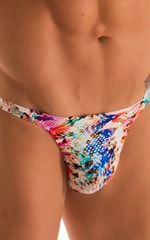 Smooth Front Bikini inRainbow Reptile, Front Alternative
