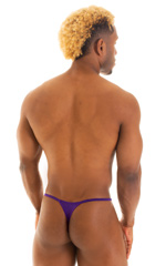 Smooth Pouch Skinny Sides Swim Thong in Royal Purple 2