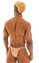 Sunseeker2 Tanning Swimsuit in Super ThinSKINZ Nude, Rear View