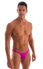 Stuffit Pouch Bikini Swimsuit in Magenta, Front View