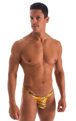 Stuffit Pouch Bikini Swimsuit in ThinSKINZ Golden Kat, Front View