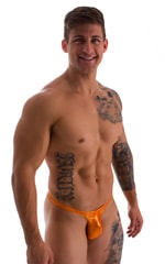most popular mens swimwear classic t back thong swimsuit in Ice Karma Atomic Tangerine