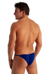 Micro Pouch - Puckered Back - Rio Bikini in Semi Sheer ThinSKINZ Royal Blue 3