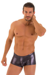 Fitted Pouch - Boxer - Swim Trunks in Ice Karma Nero, Front Alternative