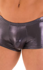 Fitted Pouch - Boxer - Swim Trunks in Ice Karma Nero, Front View