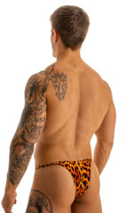 Sunseeker Micro Pouch Half Back Bikini in Golden Leopard 6