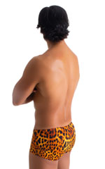 Fitted Pouch - Boxer - Swim Trunks in Golden Leopard 2