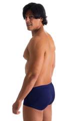 Fitted Pouch - Boxer - Swim Trunks in ThinSkinz Navy Blue 1