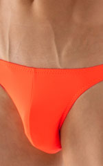 Bikini Brief Swimsuit in Blazing Orange 4