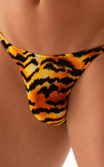 Super Low Brazilian Bikini in Super Thin Skinz Wild Tiger 3