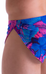 Swimsuit Cover Up Split Running Shorts in Tan Through Bora Bora 6