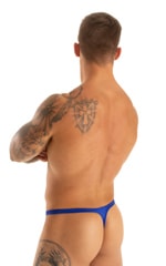 Mens Thong Swimsuit - Bravura Pouch in Imperial Blue 2