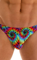 Bikini-Brief Swimsuit in Classic Tie Dye, Front Alternative