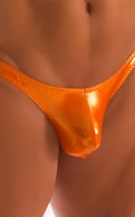 Stuffit Pouch Thong in Ice Karma Atomic Tangerine, Front Alternative