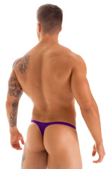 Stuffit Pouch Thong in Royal Purple 2