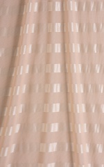 Sleeveless Lycra Muscle Tee in Sand Satin Stripe Mesh Fabric