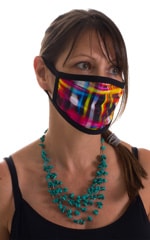 Optic Plaid 2-ply face mask 5