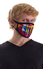 Optic Plaid 2-ply face mask 3