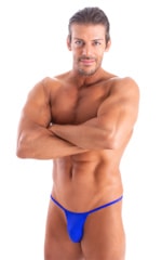 mens sexy g string swimsuit micro thong skinz swimwear in Imperial Blue