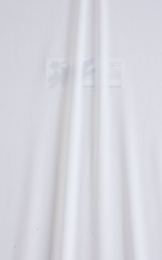 Mini Micro G String Bikini in Semi Sheer Super ThinSKINZ White Fabric