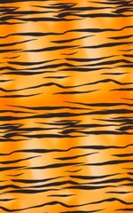 yellow black tiger cat print light weight slinky and silky stretch swimwear fabric