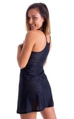 Cover Up Mini Dress in Black Peep Show 2